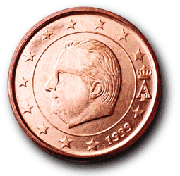  euros de Belgique 1 ct  2 cts et 5  cts