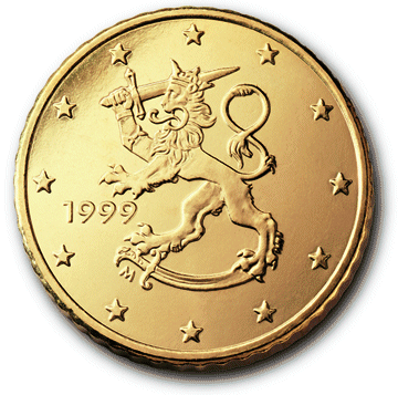 euros finlande pièces de 10 cts;20 cts;50 cts