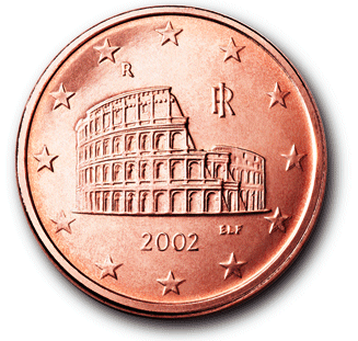 euro pays Italie 5 cts