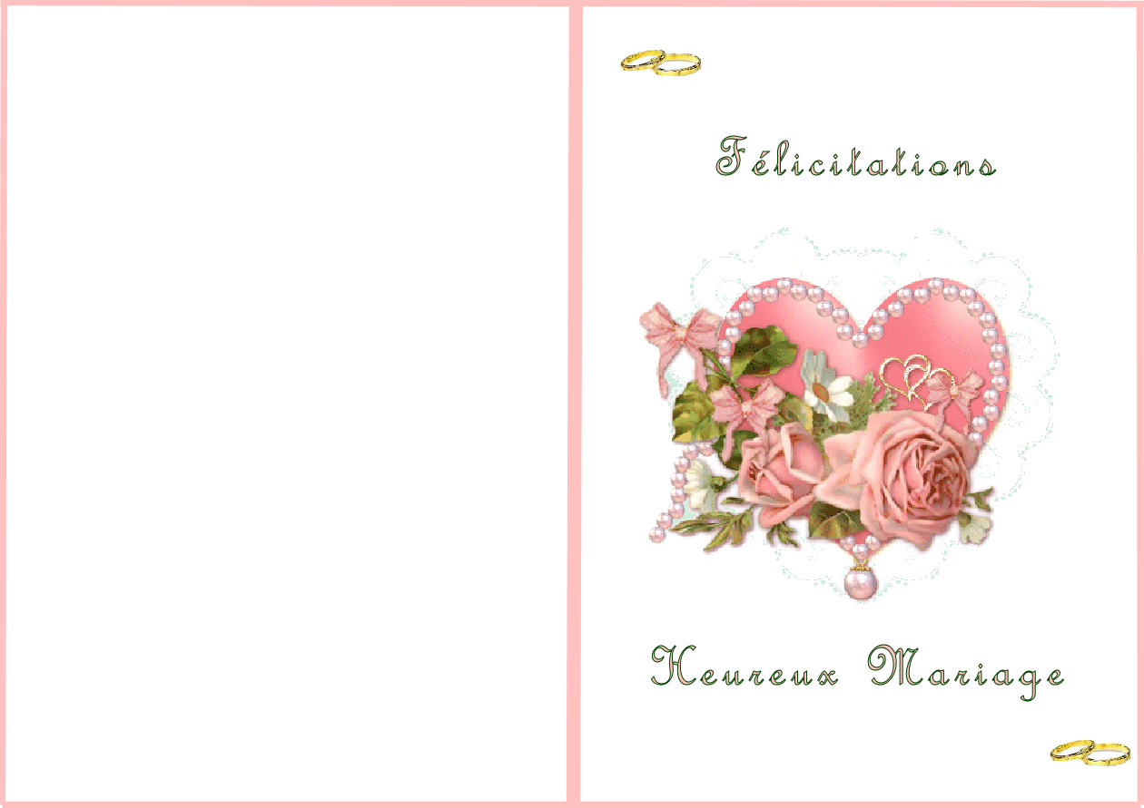 Carte De Mariage Imprimable Mod le D invitation Faire Part De